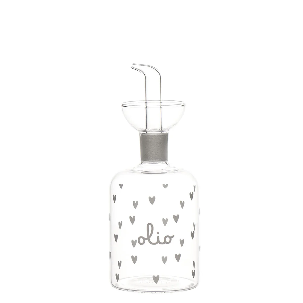 Set 2 bottiglie Olio-Aceto cuori 2x250ml 