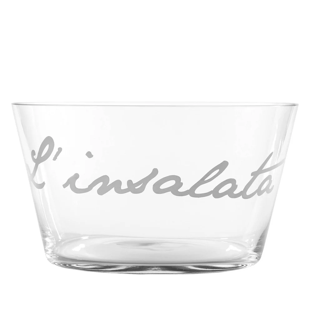 Insalatiera in vetro "L'insalata"