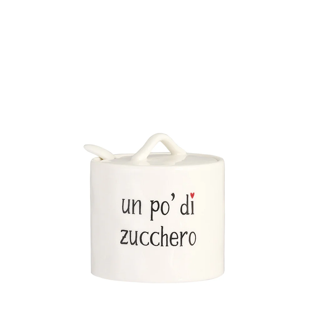 Zuccheriera ceramica "Un pò di zucchero"