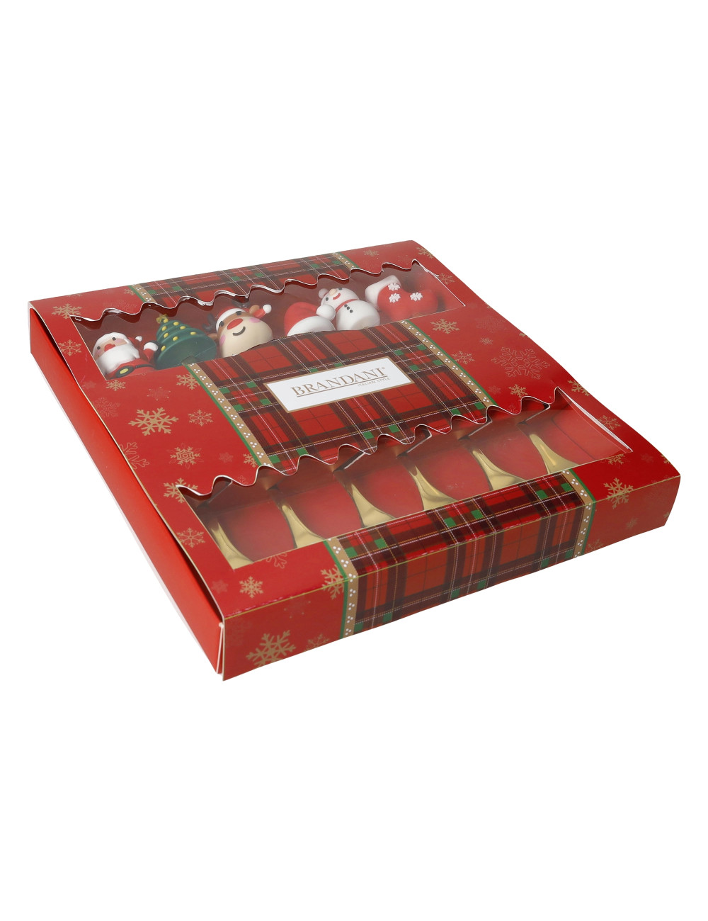 Set di 6 cucchiaini inox-silicone 