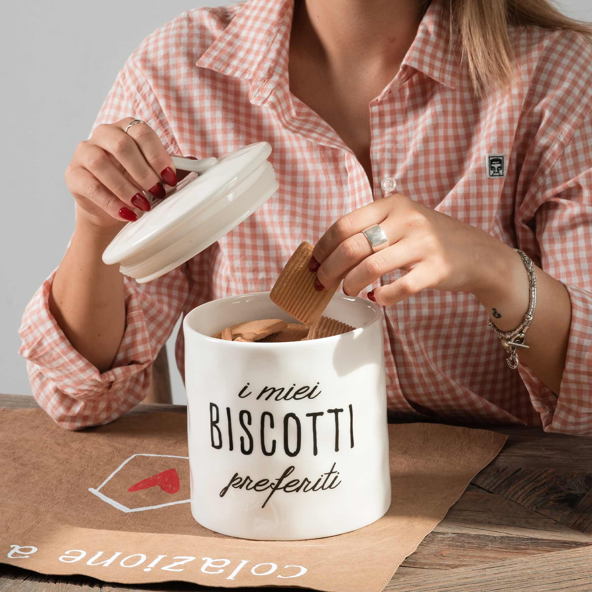 Barattolo ceramica "I miei biscotti preferiti"
