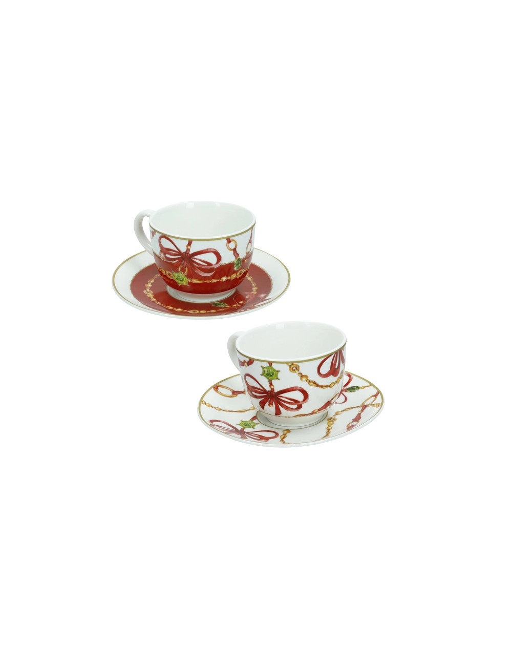 Set 2 tezzine caffè Gioco di Luci in ceramica 