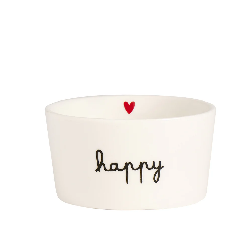 Set 2 coppette ceramica "Happy"