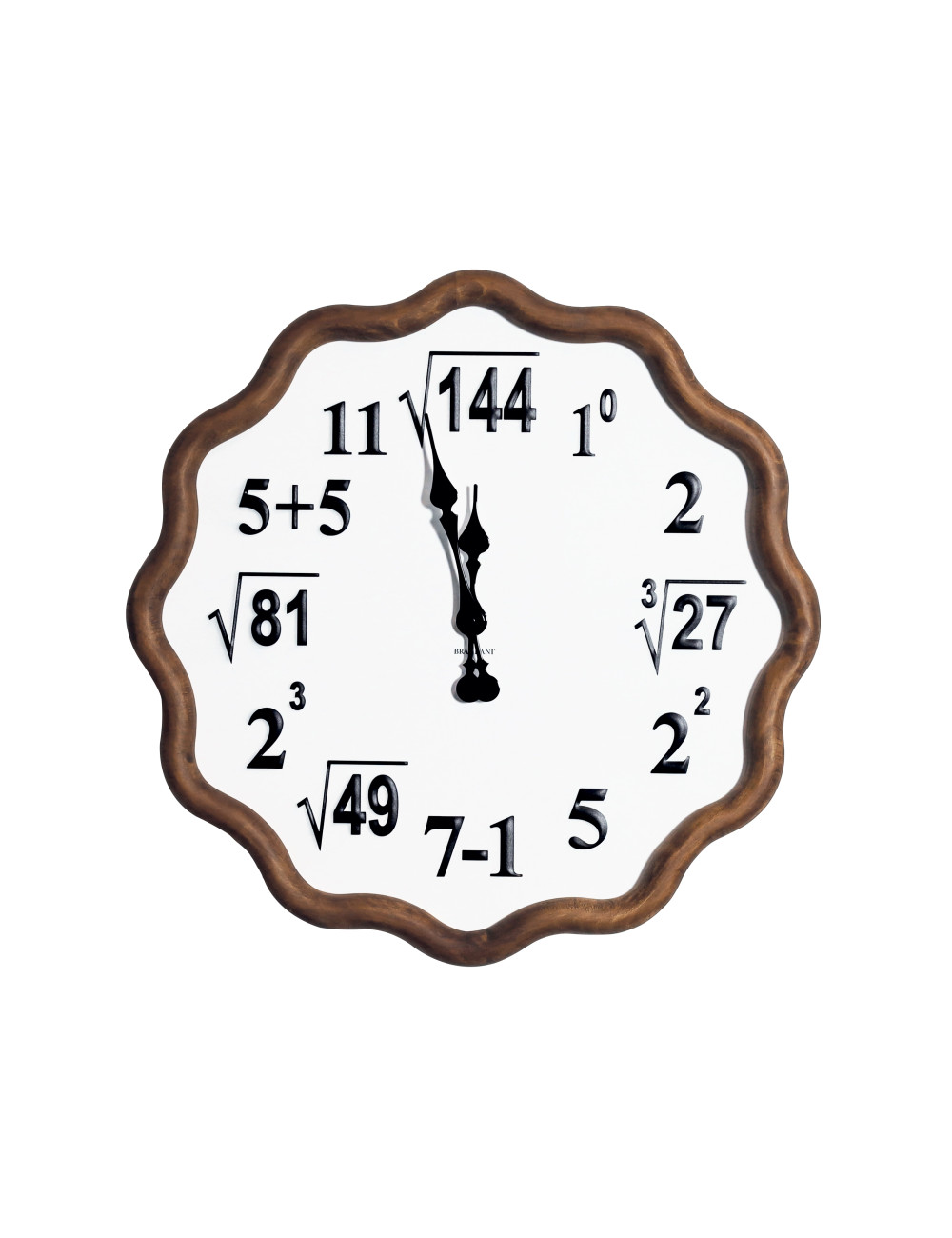 Orologio algebre metallo/legno 