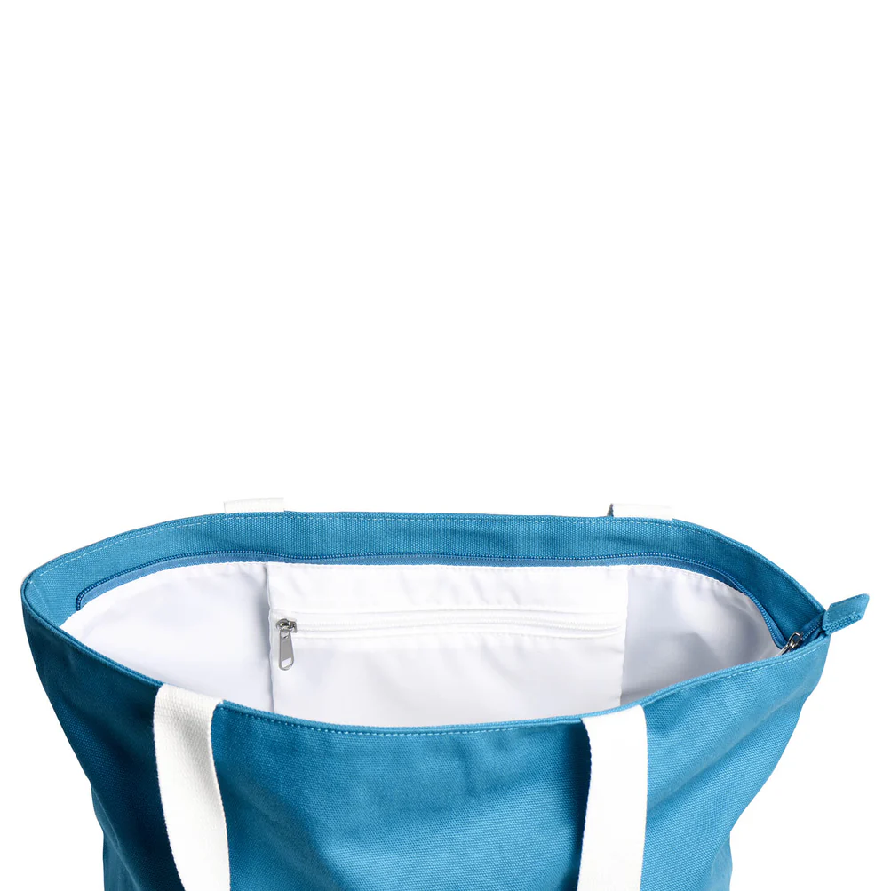 Borsa in canvas decoro "Vado in spiaggia" 