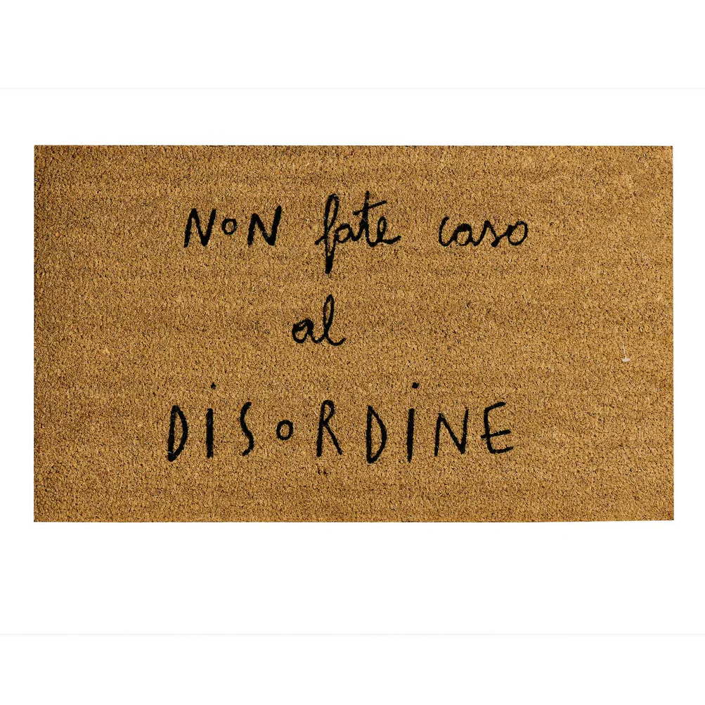 Zerbino "Non fate caso al disordine"