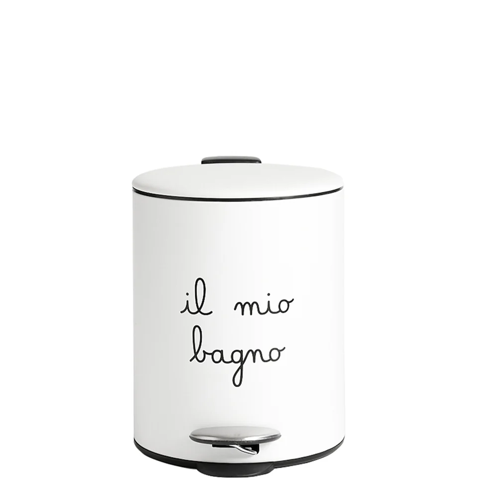 Pattumiera bianca "Il mio bagno"