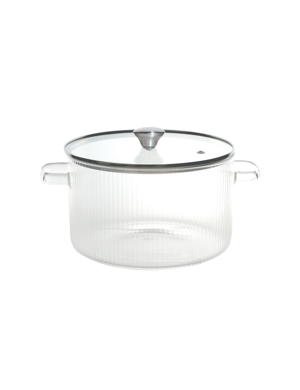 Pentola trasparente in vetro Borosilicato tgS della Brandani 