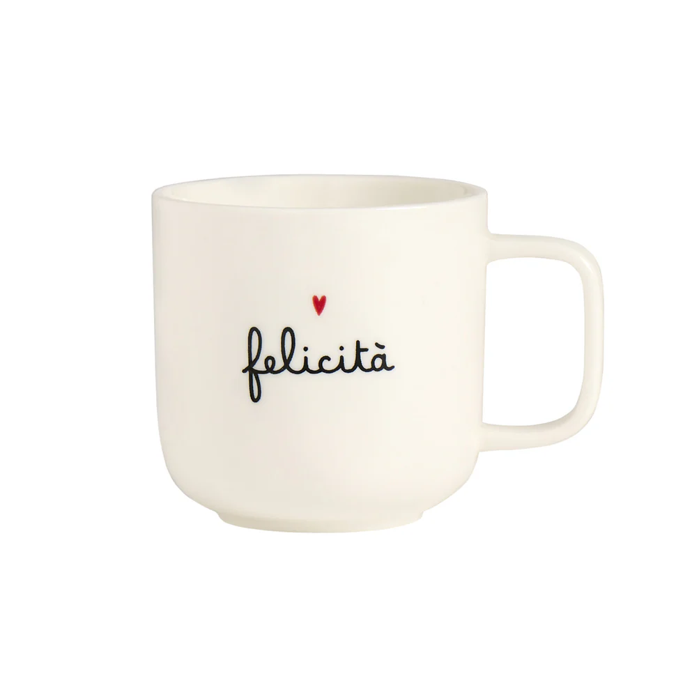 Mug ceramica "Felicità"