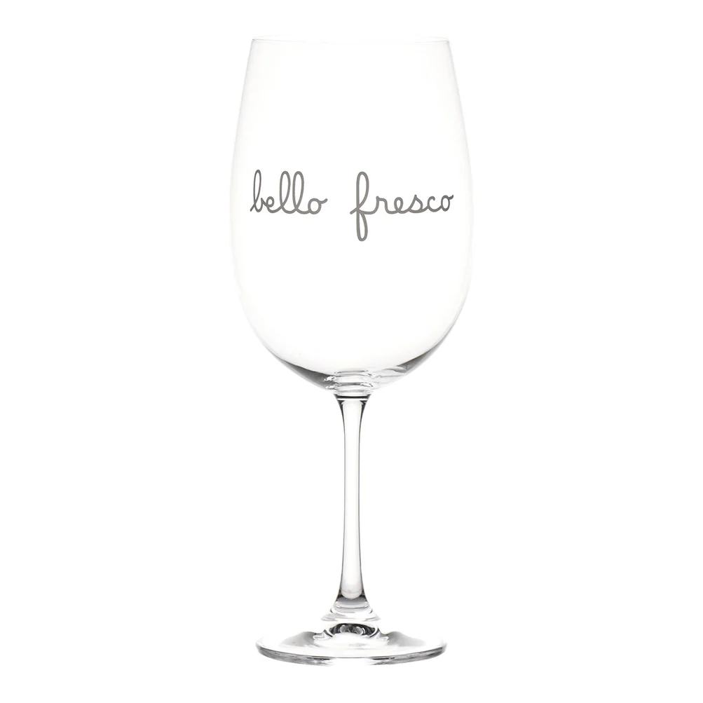 Set 2 calici di vino "Bello fresco"