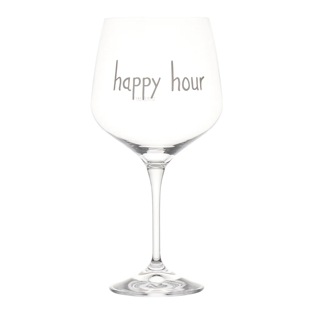Set 2 calici cocktail "Happy Hour 