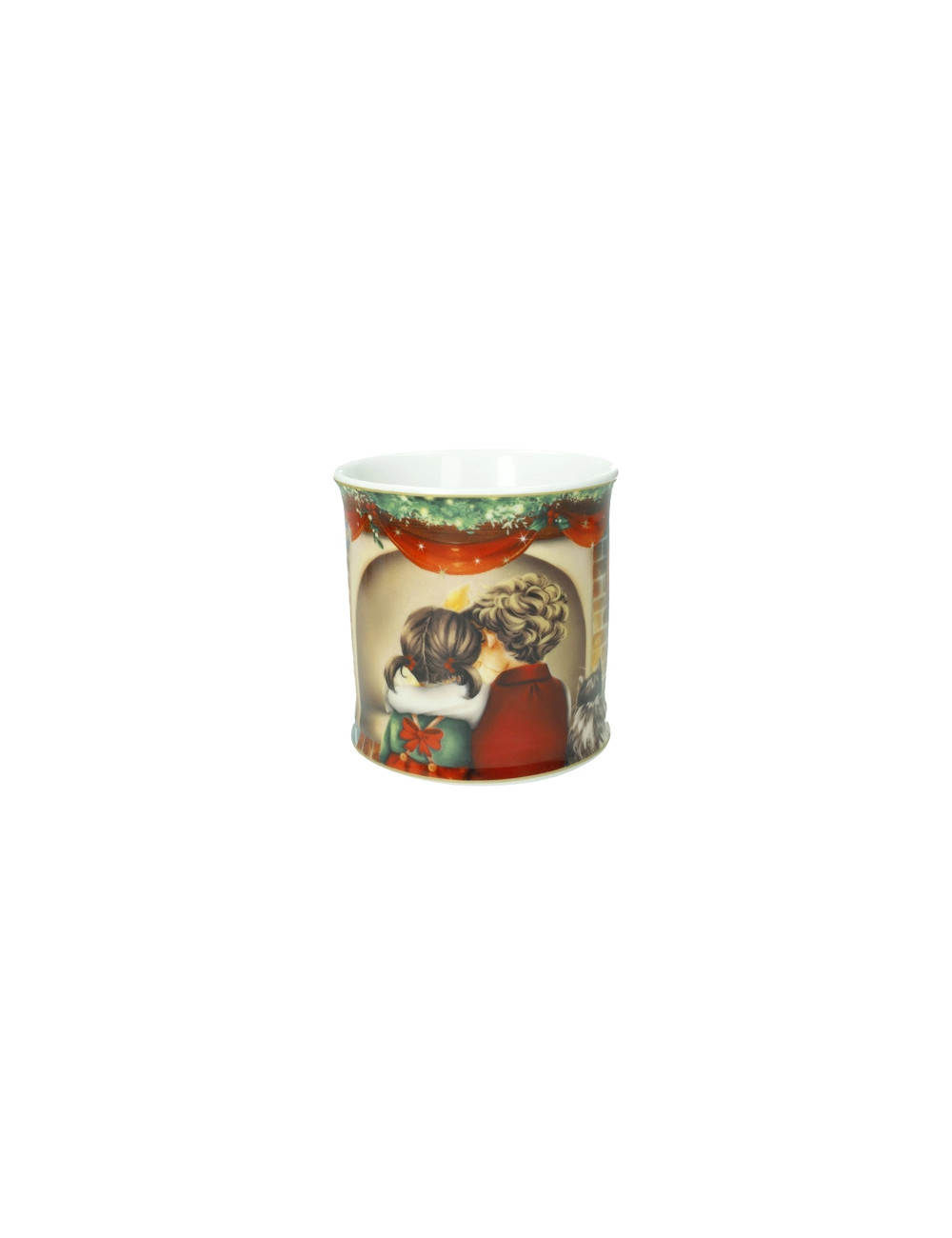 Mug Cuccioli (bimbi caminetto) in ceramica 