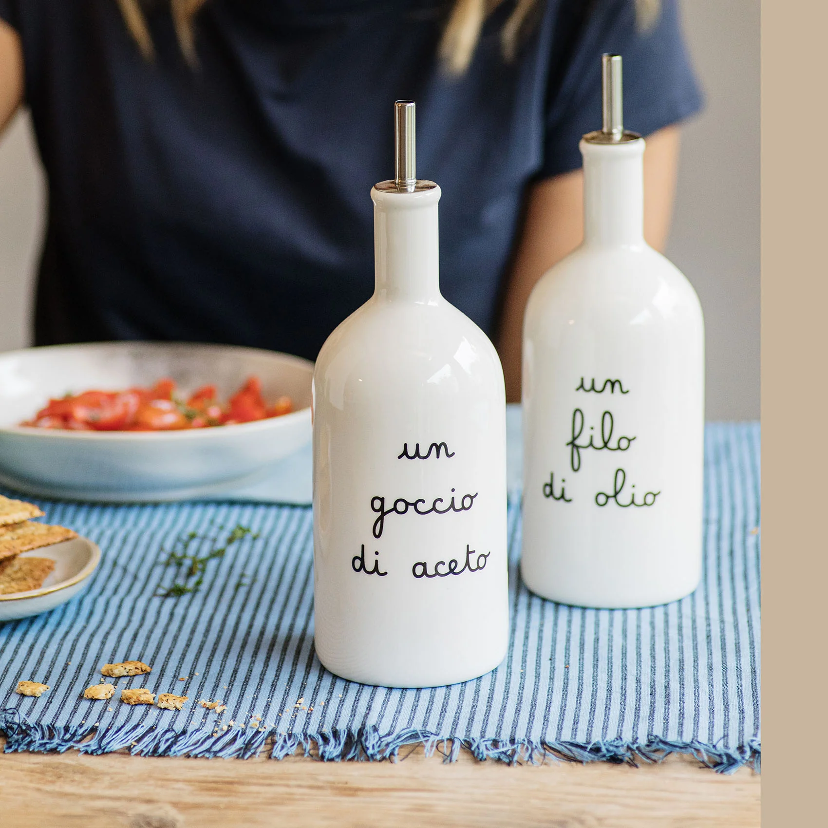 Bottiglia ceramica "Un goccio di aceto" 600ml