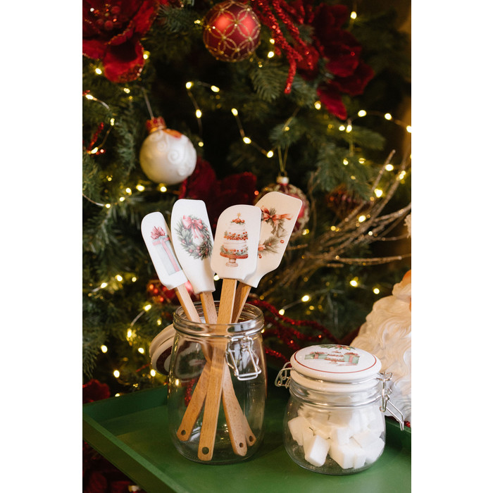 Set 2 spatole in silicone grande e piccola 