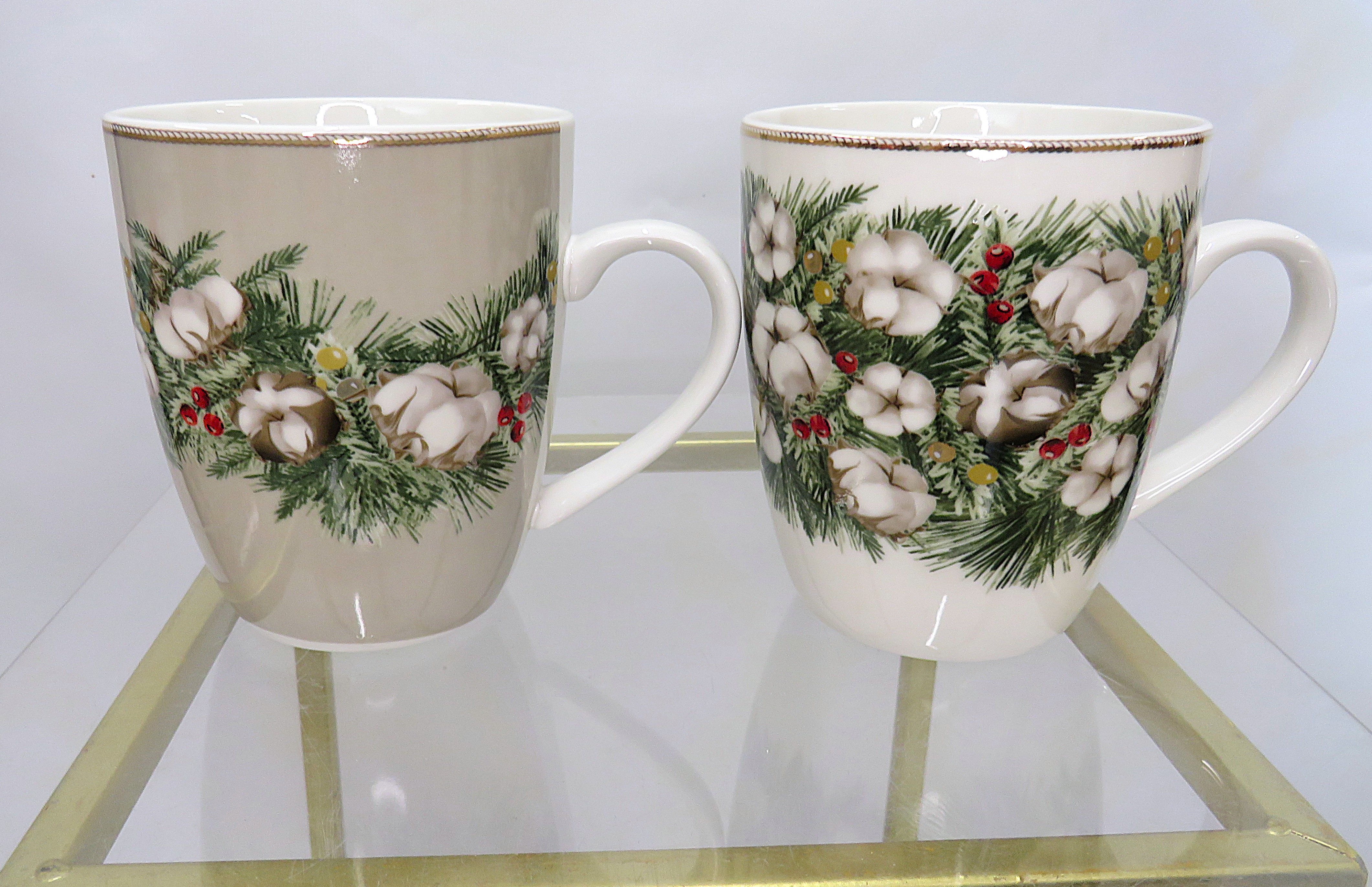 Set 2 tazze Batuffoli in ceramica 