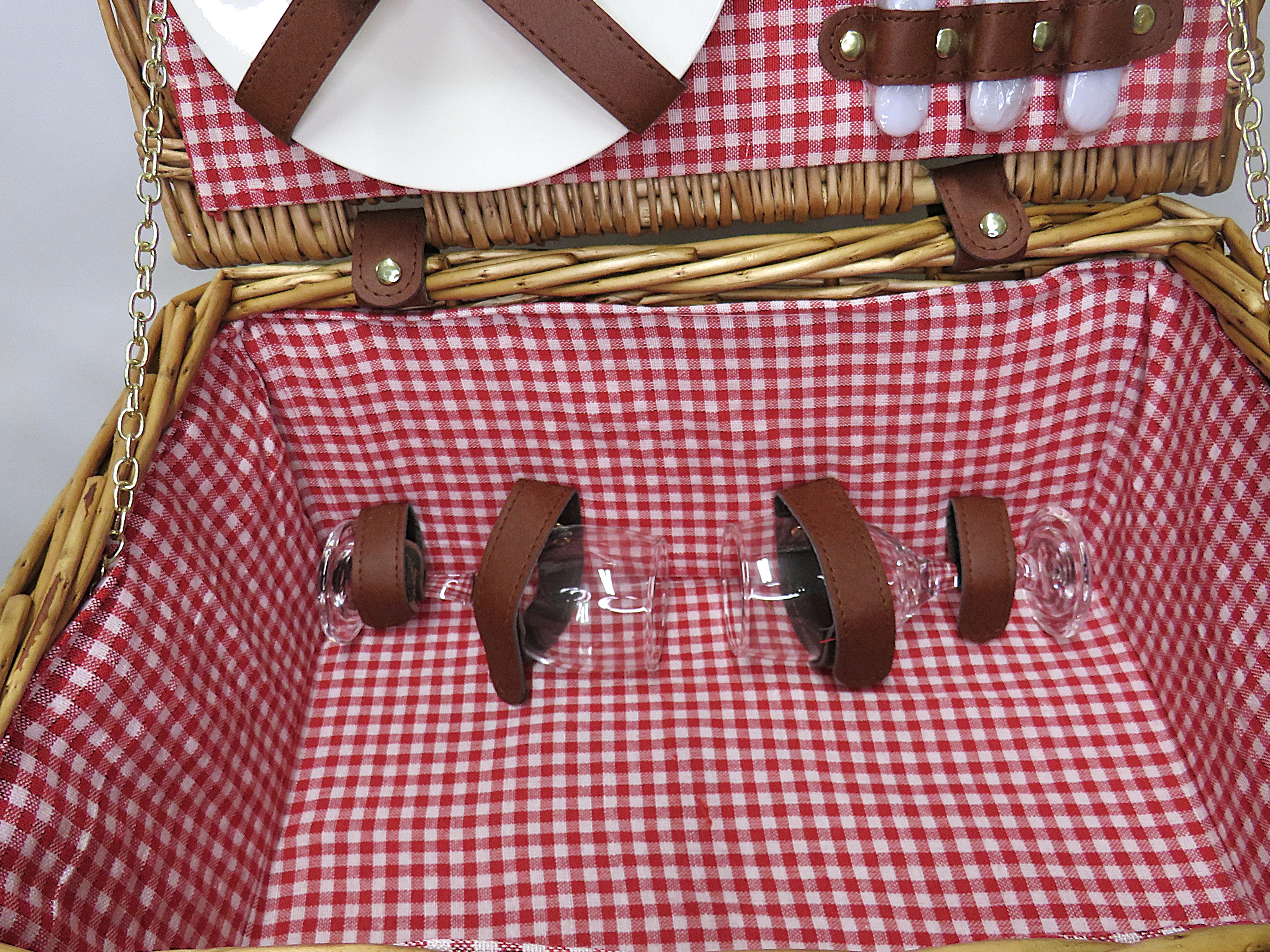 Cestino in vimini da pic-nic 