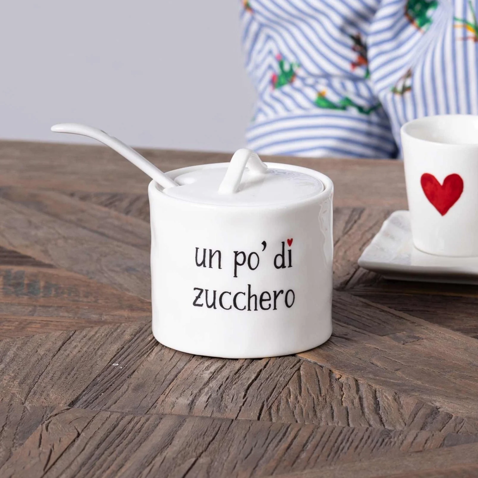 Zuccheriera ceramica "Un pò di zucchero"
