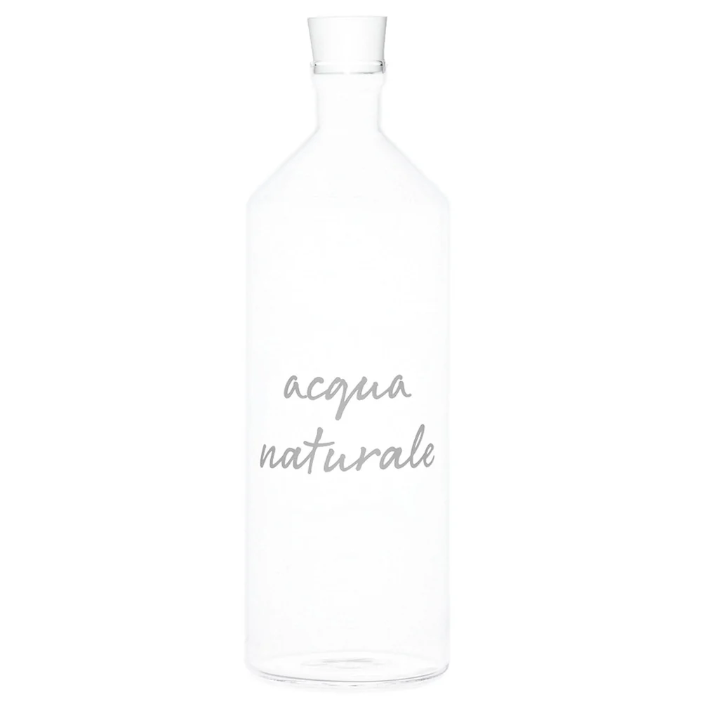 Bottiglia vetro "Acqua naturale" 