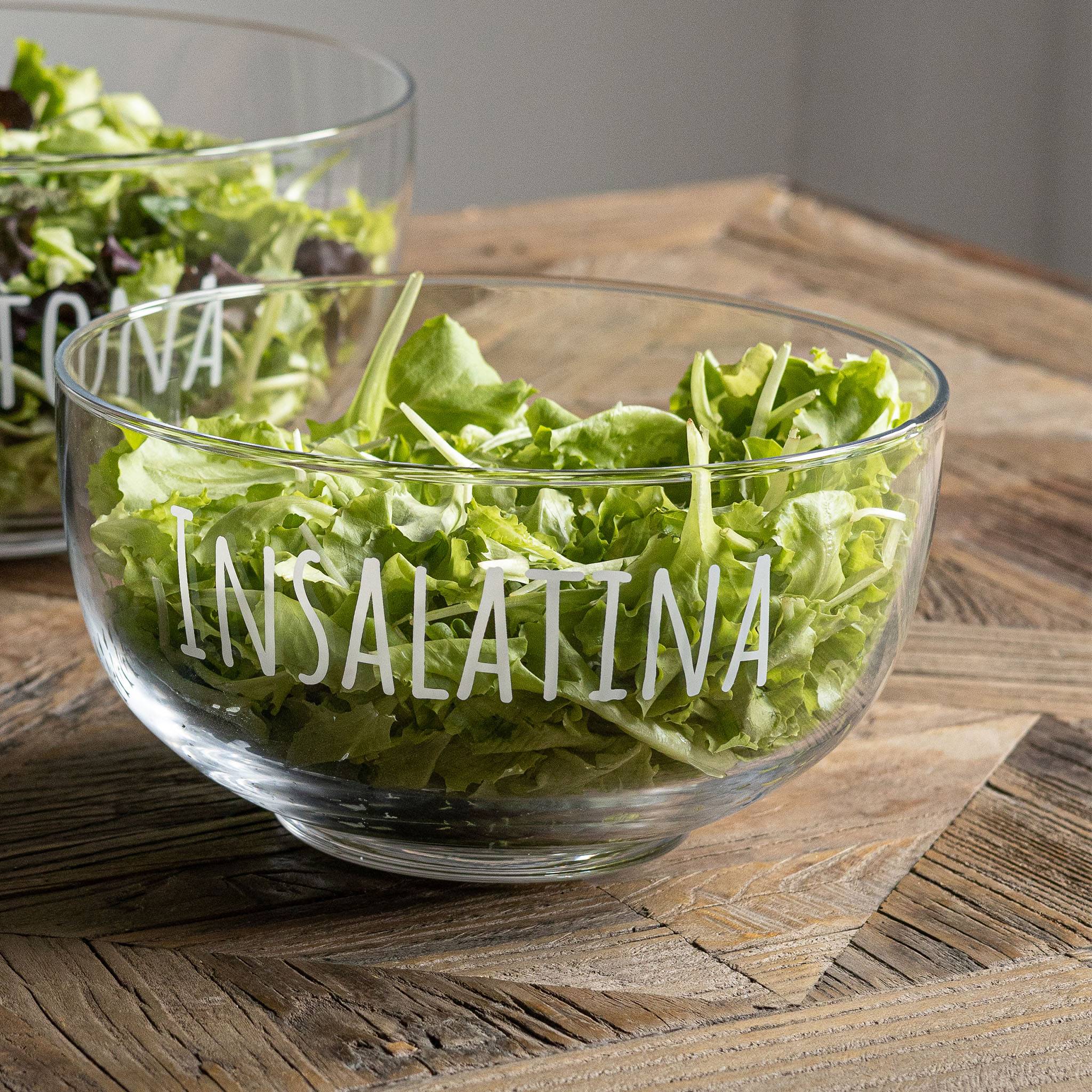 Insalatiera in vetro "Insalatina"