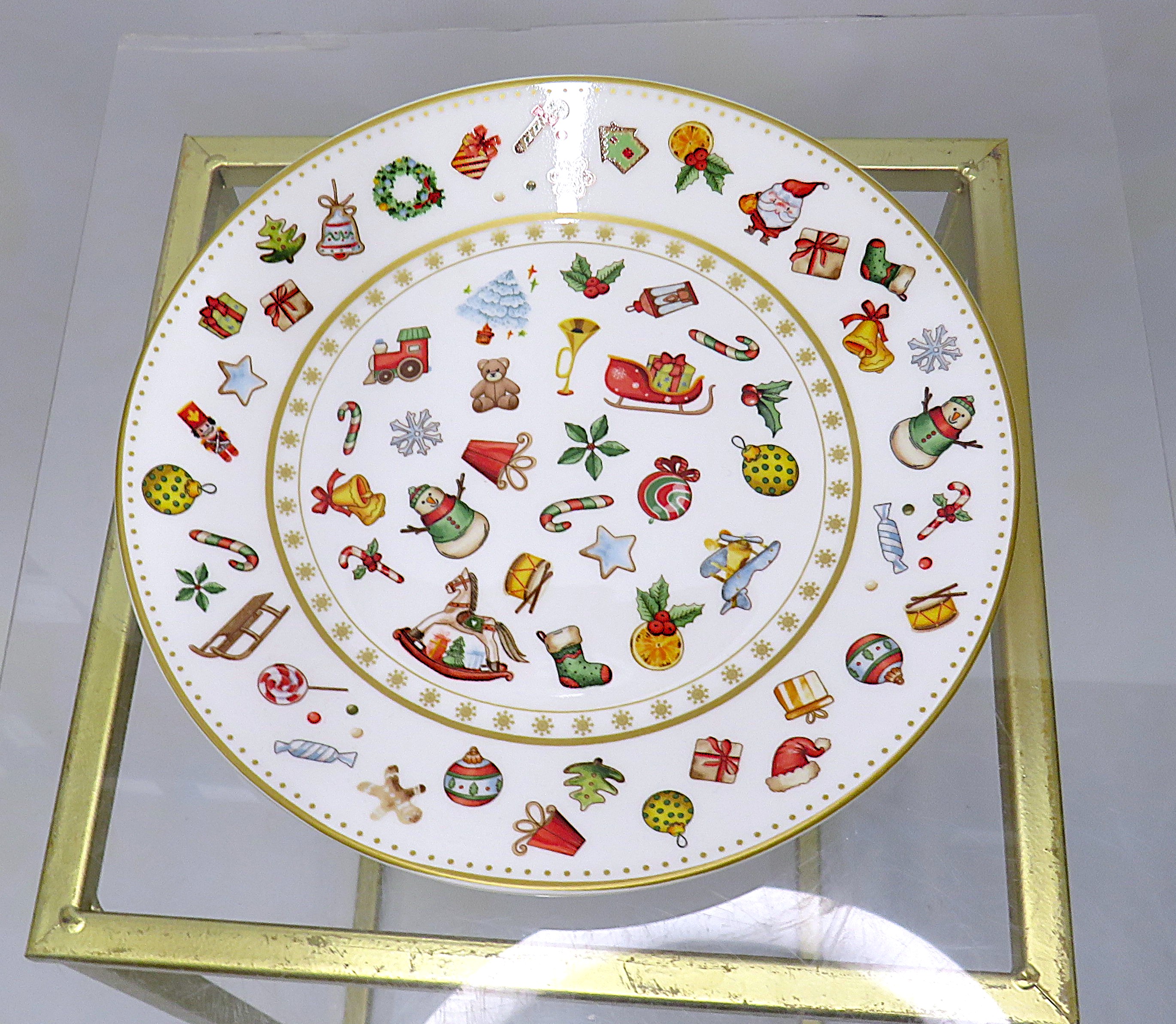 Set da tavola 18 pezzi Chicchi e Balocchi in vetro 