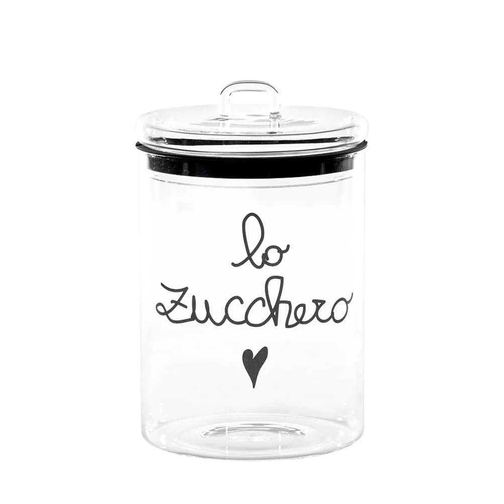 Barattolo vetro "Lo zucchero cuore"