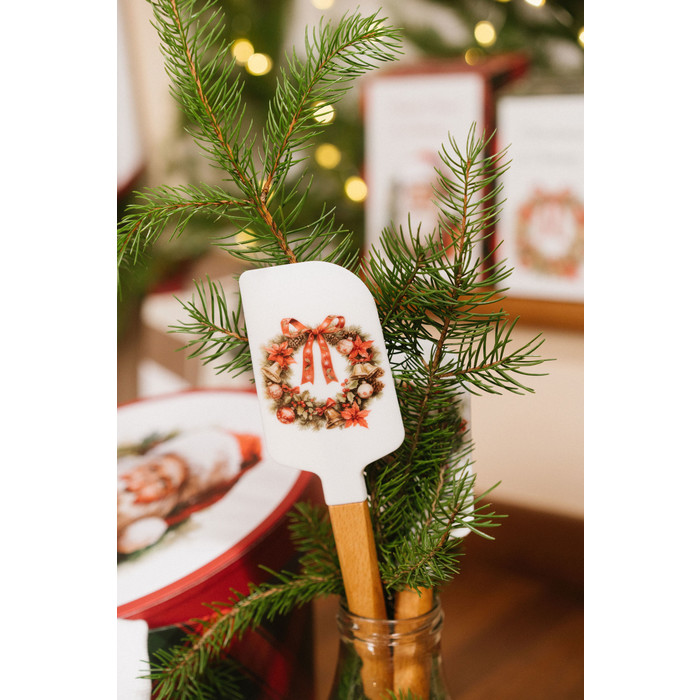 Spatola in silicone con stampino 