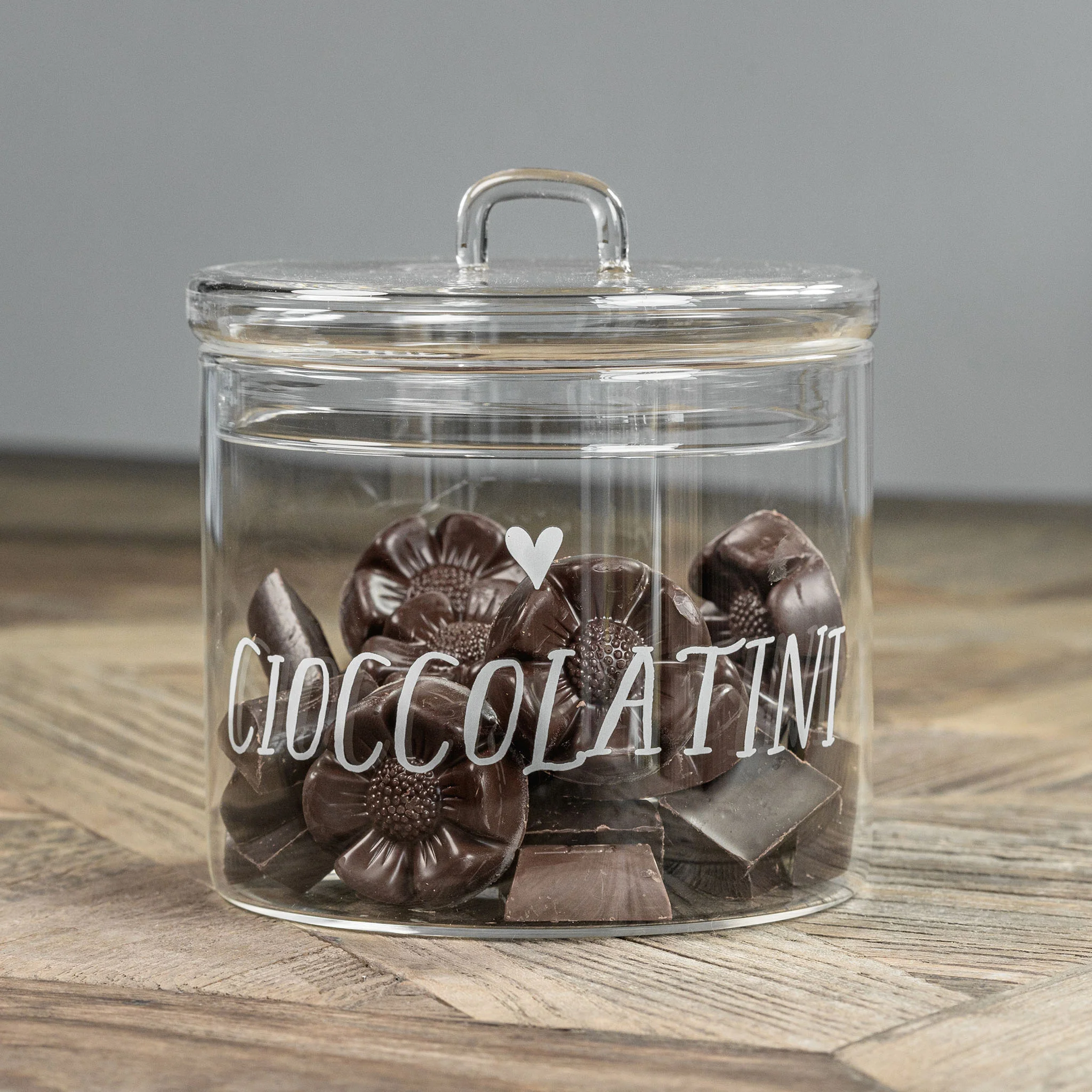 Barattolo vetro "Cioccolatini"
