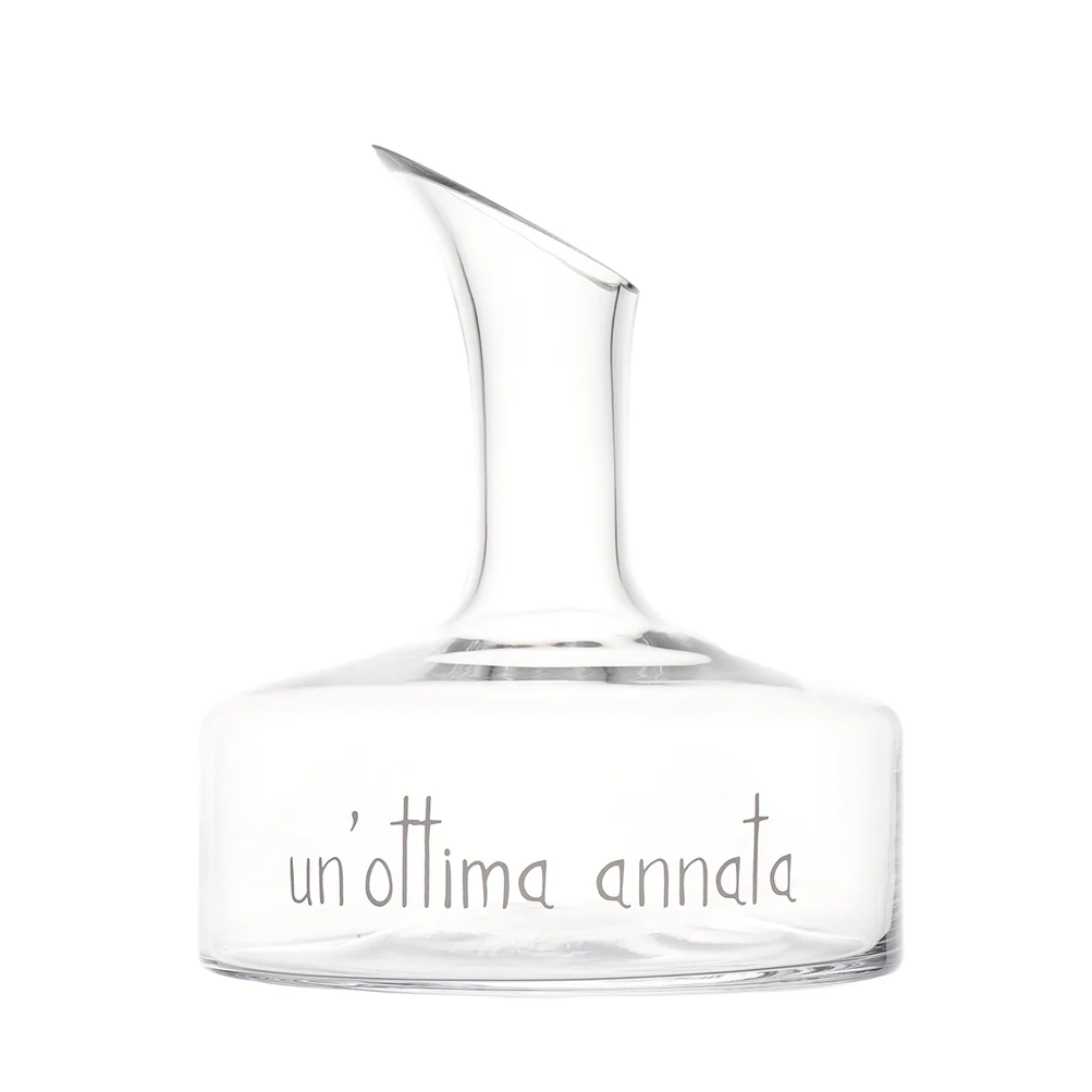 Decanter in vetro "Un'ottima annata"