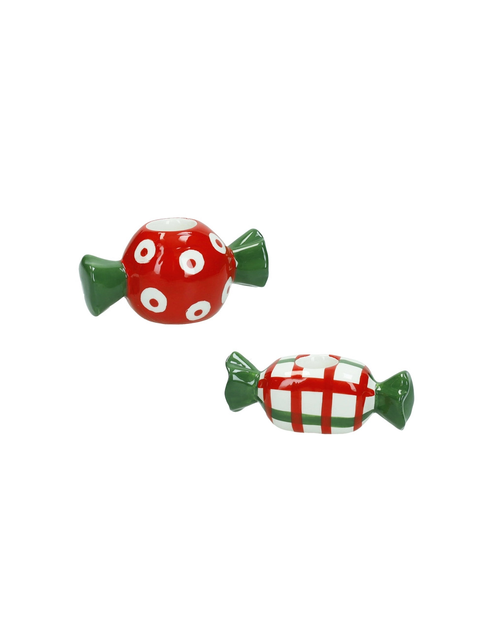 Set 2 portacandela caramella