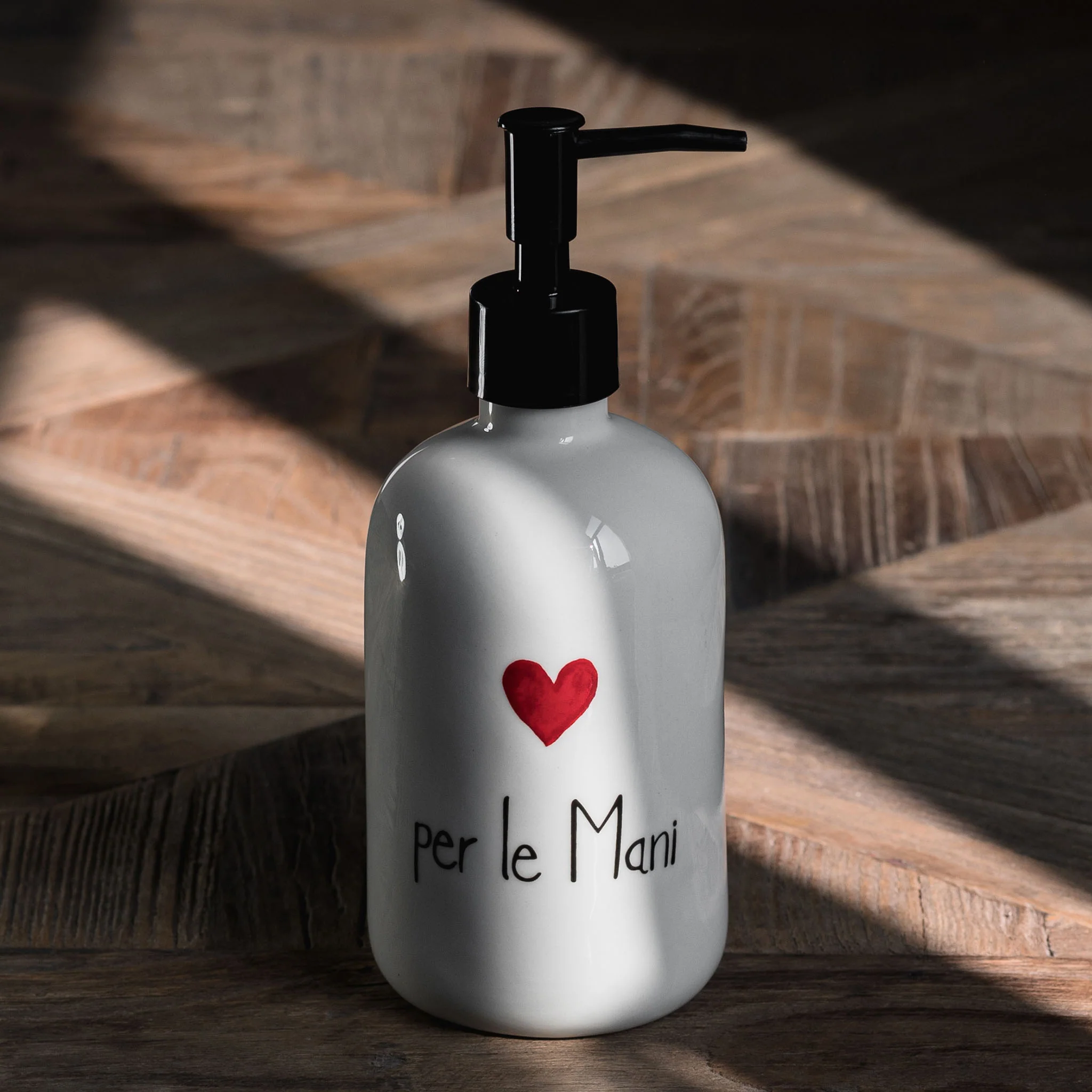 Dosa sapone ceramica "Per le mani"