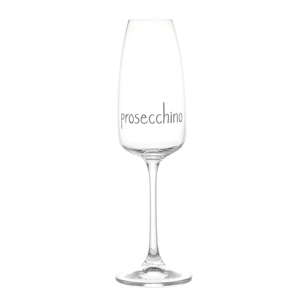 Set 2 calici flute "Prosecchino" 29cl 