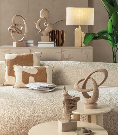 Scultura decorativa in resina 