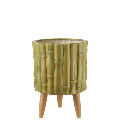 Cache-pot alto verede