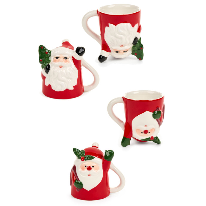 Tazzina Babbo Natale capovolgibile