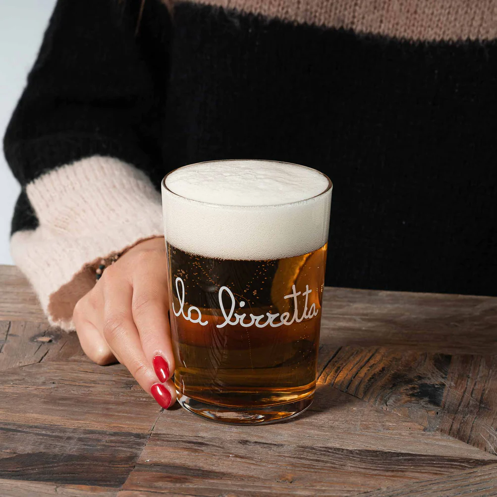 Bicchiere birra vetro 