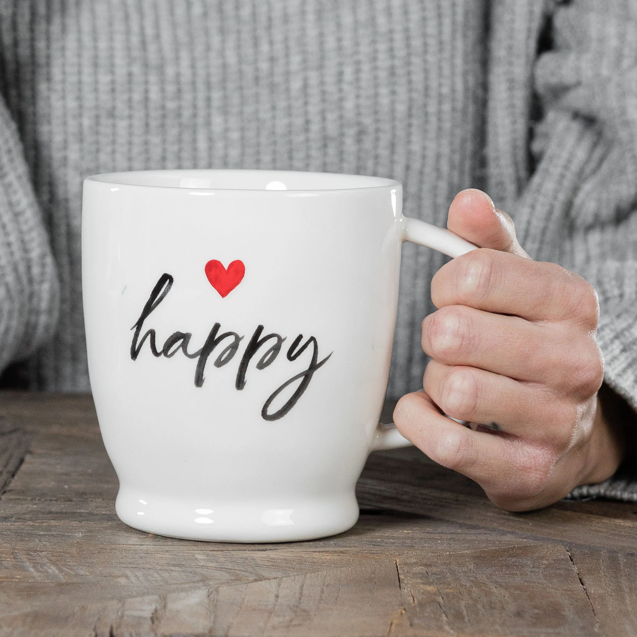 Mug in ceramica "Happy cuore"