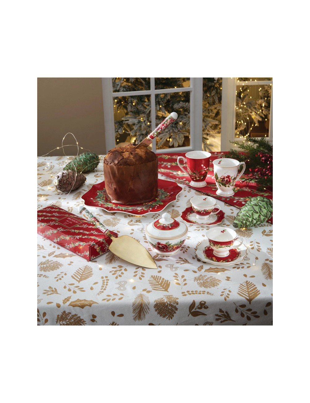Set 2 tazzine caffè Carol in ceramica 