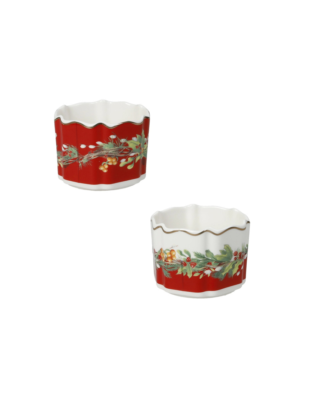 Set di 2 pirottine Carol in ceramica 