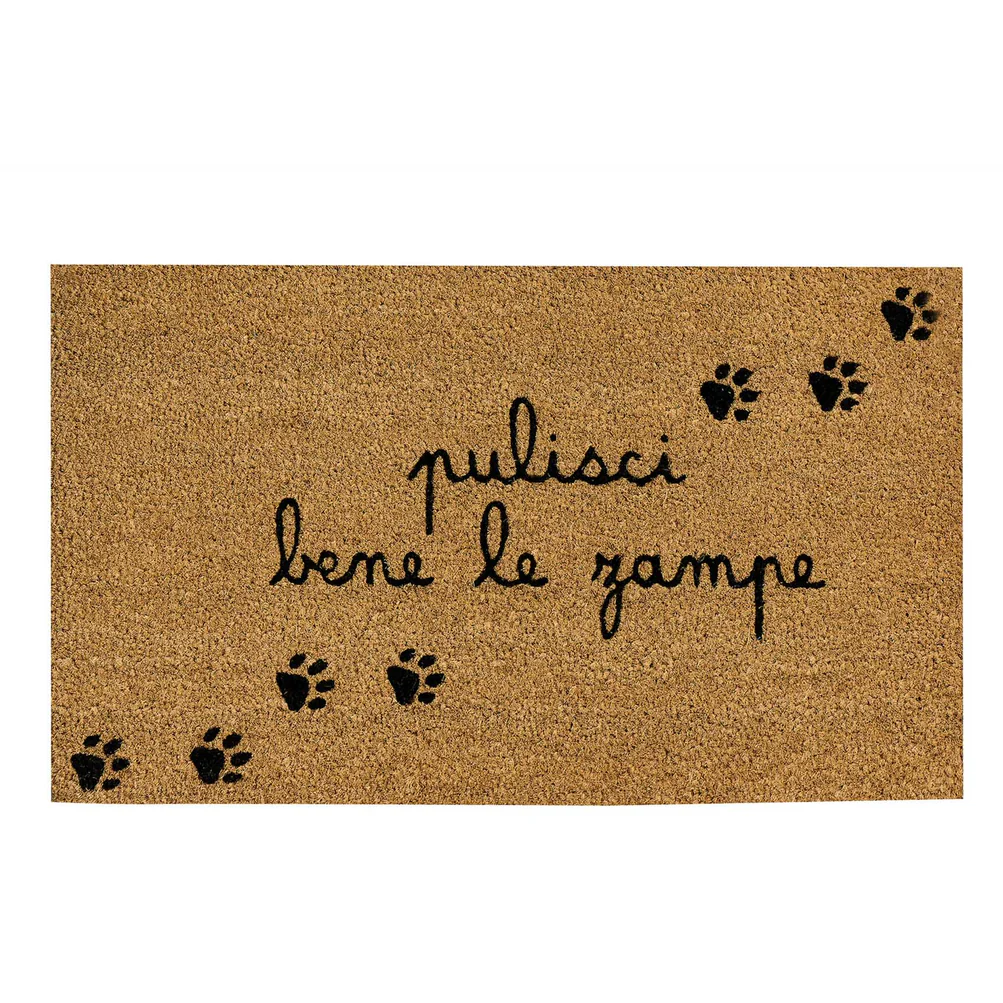 Zerbino "Pulisci bene le zampe"