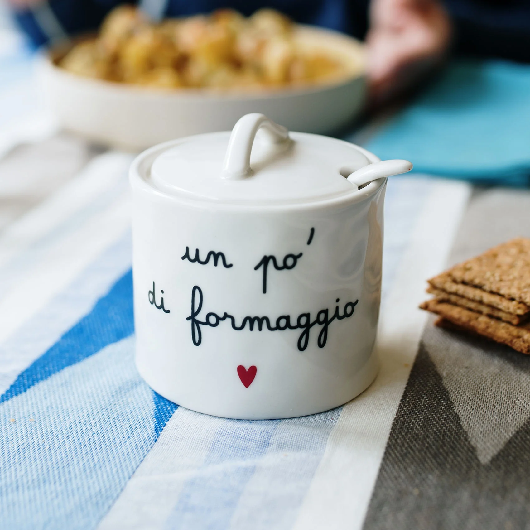 Formaggiera ceramica "Un pò di formaggio"