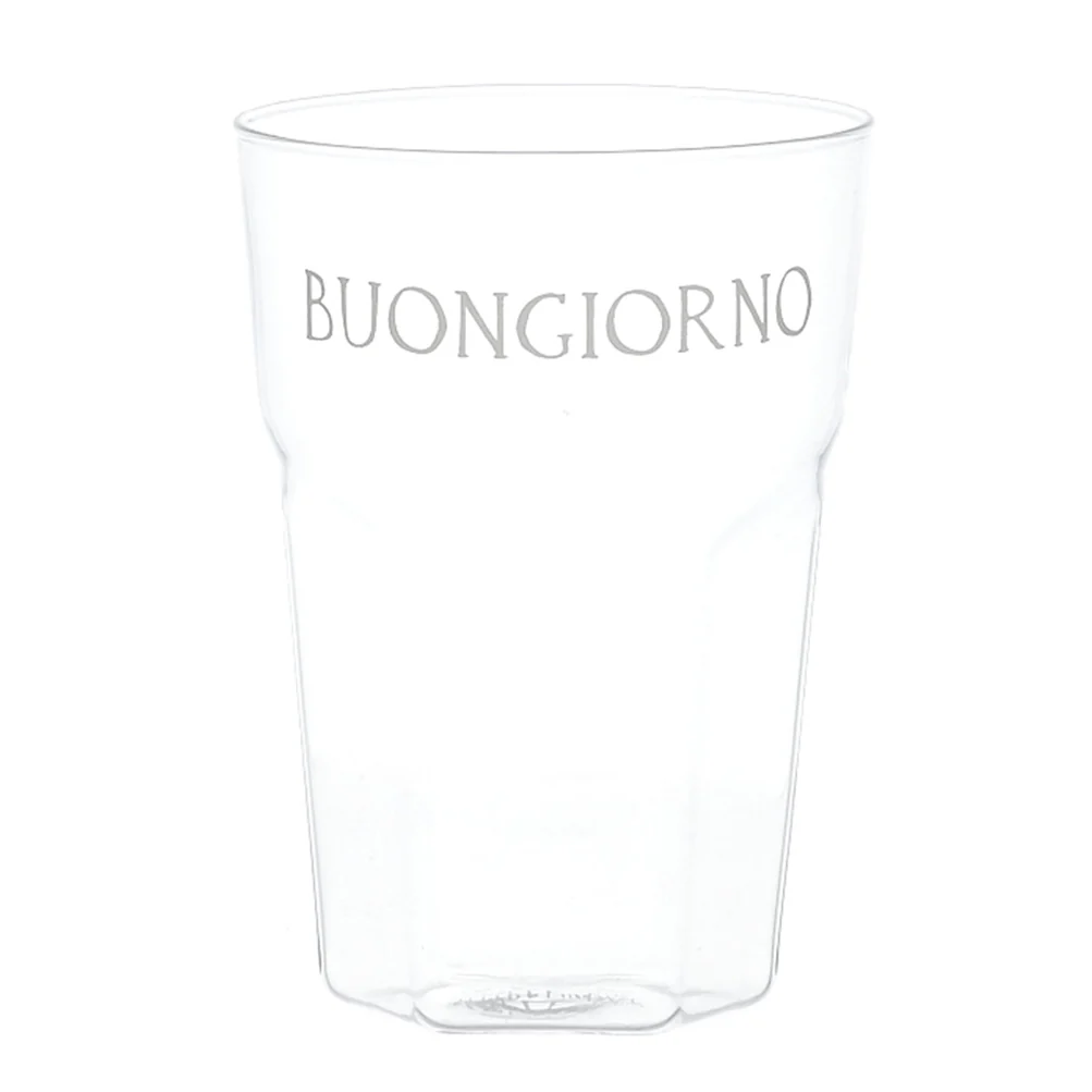 Set 2 bicchieri vetro "Buongiorno"