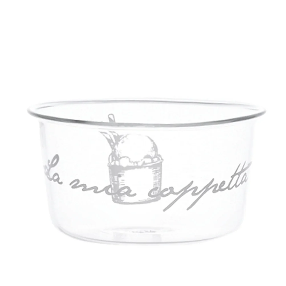 Set 2 coppette gelato vetro "La mia coppetta" 