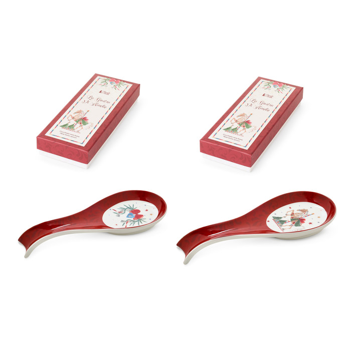 Poggiamestolo in porcellana 