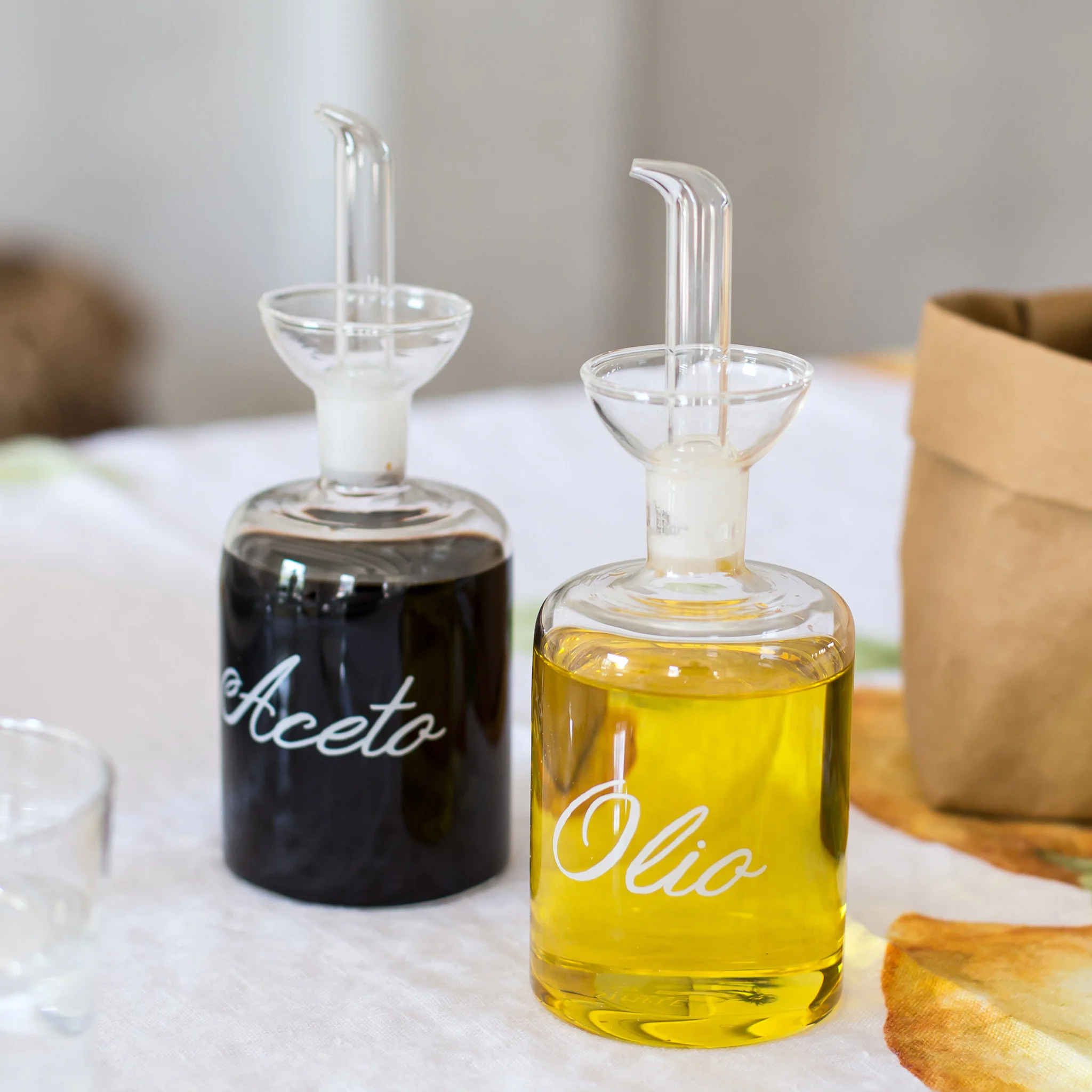 Set 2 bottiglie Olio-aceto 2x250ml 