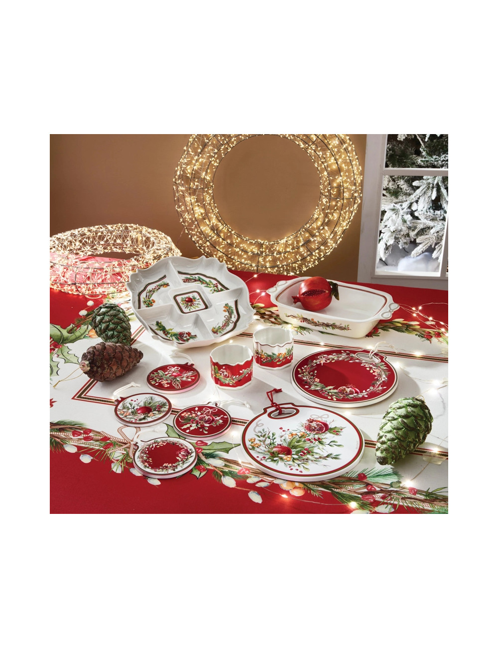 Set di 2 pirottine Carol in ceramica 