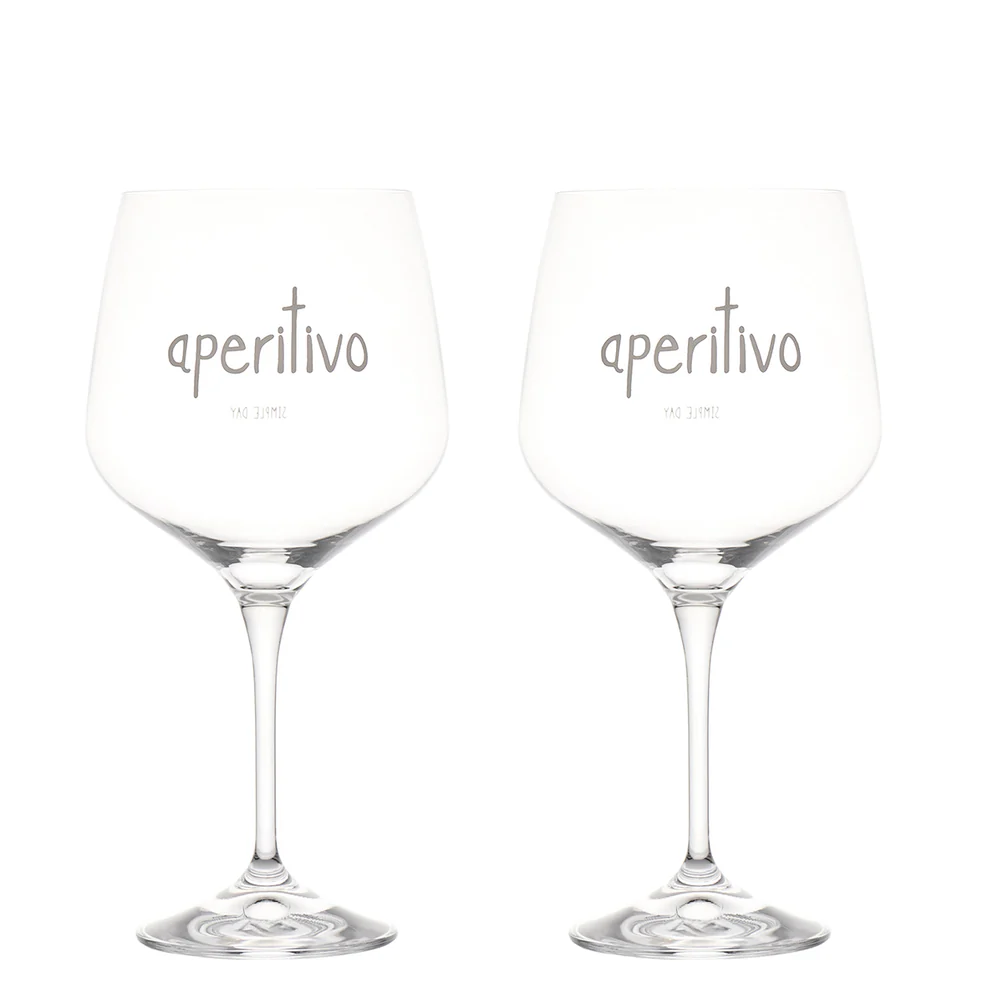 Set 2 calici cocktail "Aperitivo"