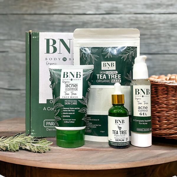 Bnb (body And Body ) Tea Tree Acne Control Kit Organic Source Facial Kit