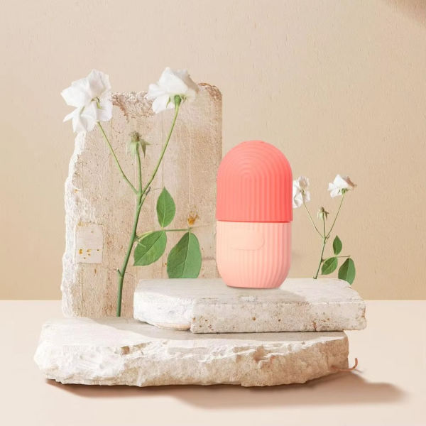 Ice Roller Facial Massage | Silicone Cleansing Ice Lattice | Ice Cube Roller With Scrub 