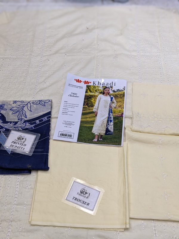 Khaadi 3 Piece Khaadi Chicken Kari Unstitched Suit New Collection For Womens