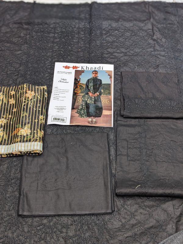Khaadi 3 Piece Khaadi Chicken Kari Unstitched Suit New Collection For Womens